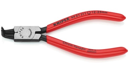 44 21 J11 | Knipex Circlip Pliers, 130 mm Overall, Angled Tip | RS